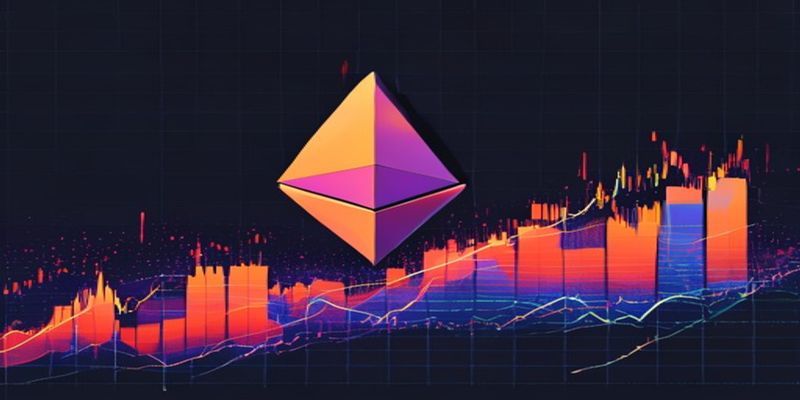 volume cluster chart showing Ethereum price with horizontal volume bars at $1,800-$1,820 zone